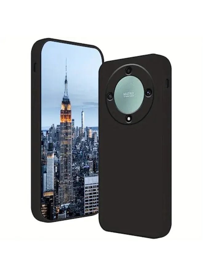 حافظة هاتف من TPU مقاومة للصدمات باللون البنفسجي الفاتح لهاتف Honor X9a - Image 1